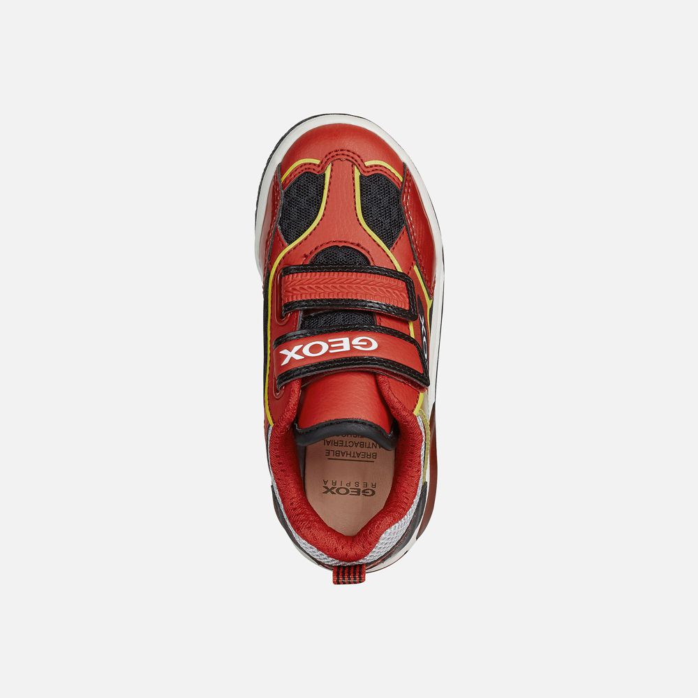 Geox Sneakers Red/Black Inek - Geox Boys Shoes - GNCSKI901